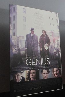 Genius poster at the Museum of Modern Art